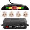 4 Sensors LED Detector Display Auto Parking Sensor Kit Car Reverse Backup Radiolocator Monitoring System Auxiliary Alarm