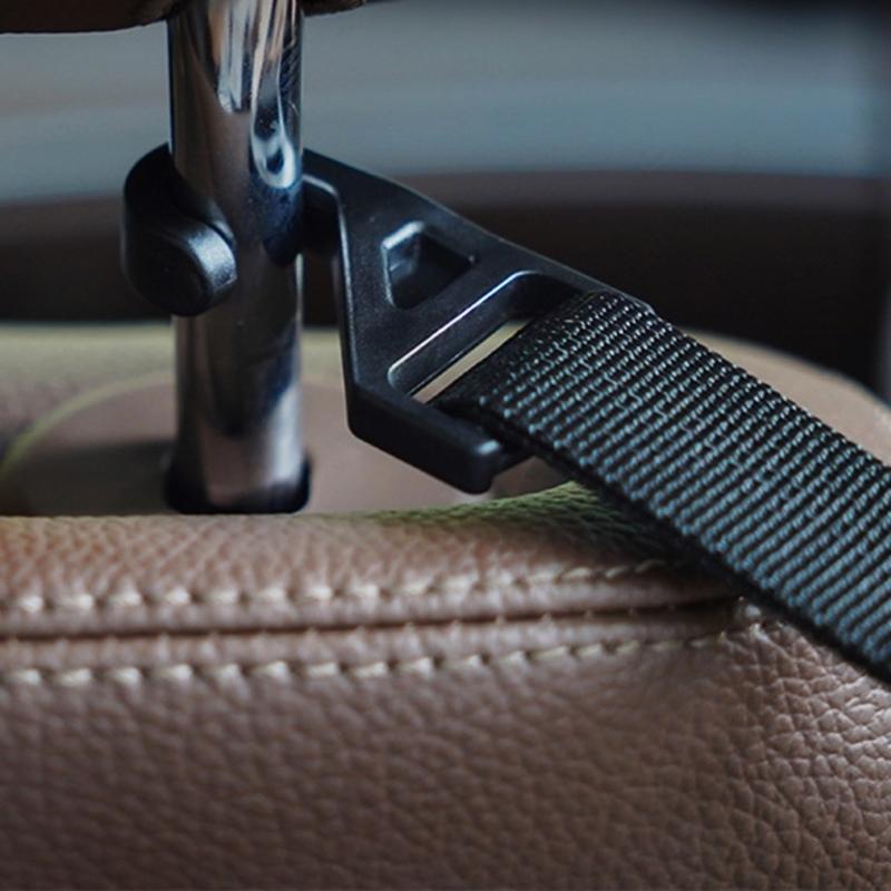 Car Seat Headrest Hook 2 Pack Hangers Storage Organizer Universal for Handbag Purse Coat Universal Fit Car SUV