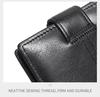 European and American Men's Genuine Leather RFID Anti-Theft Wallet - Short, Stylish, Anti-Magnetic Coin Purse & Money Clip