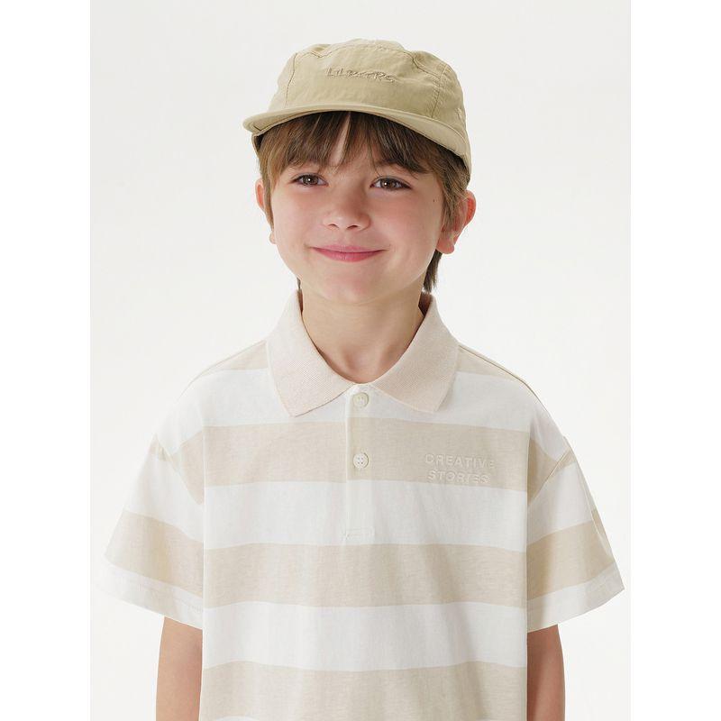 Mark Jenny Boys' Cool Casual Striped Polo Shirt Kidsren's Short-Sleeved T-Shirt 2026 Summer New Style 550575