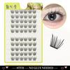 10 Rows Cluster Cat Eye No Glue Lashes Reusable Self Adhesive Glue Free Eyelash Natural Lash Manga Anime Lashes Cluster