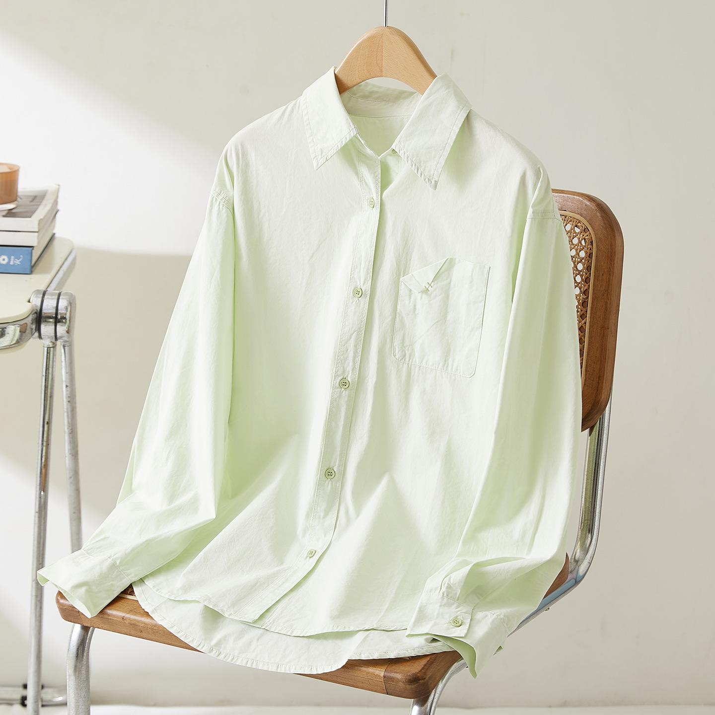 

Модная повседневная рубашка в корейском стиле, визуально омолаживающая, для женщин One size