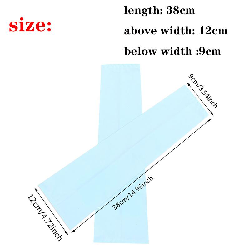 1 Pair Arm Sleeves Summer Sun UV Protection Ice Cool Bicycle Running Fishing Driving Arm Cover Warmers for Men and Women