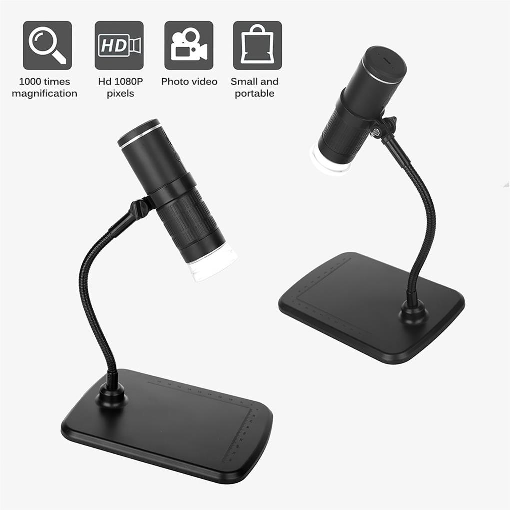 Digital Wireless Microscope Rechargeable LED Lens Camera Soldering