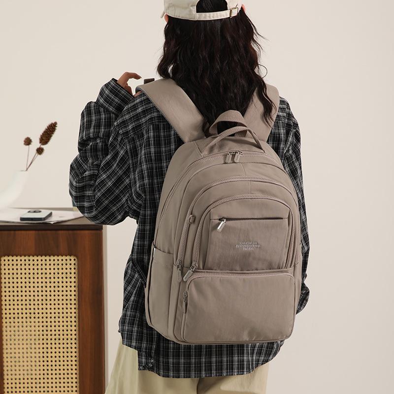 Backpack Large Capacity Backpack Women's Travel Bag New Computer Commuter Lightweight Oxford Cloth Book