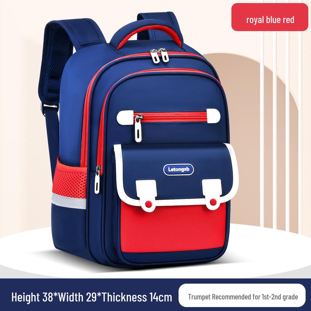 Children's Ergonomic School Backpack: Spine Protection, Load Reduction, Anti-Hunchback, Large Storage, for Grades 1-6