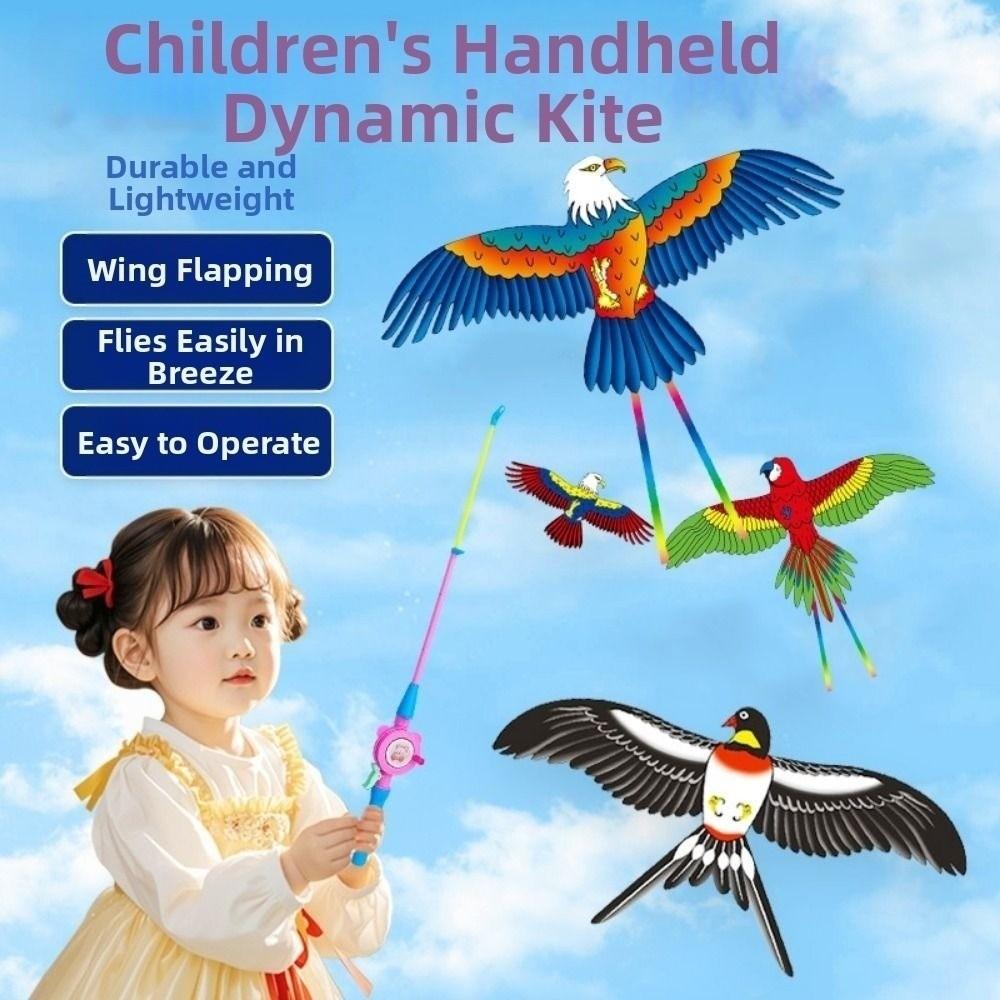 Cartoon Large Eagle Kites DIY Toy Flying Bird Kites New Plastic Eagle Kite  Garden Outdoor Sports