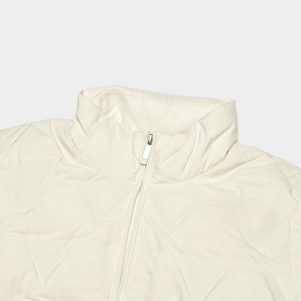 New FILA Down Jacket Women's Mist Lotus White F11W344927F-IV