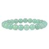 8mm Tiger Eye Crystal & Agate Beaded Bracelet - Handmade Elastic String