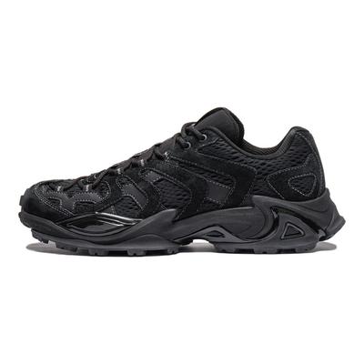Li Ning Cat Paw CRC Comfortable Versatile Shock Absorbing Wear Resistant Low Top Casual Shoes Unisex Casual Shoes Black AZGU031-1