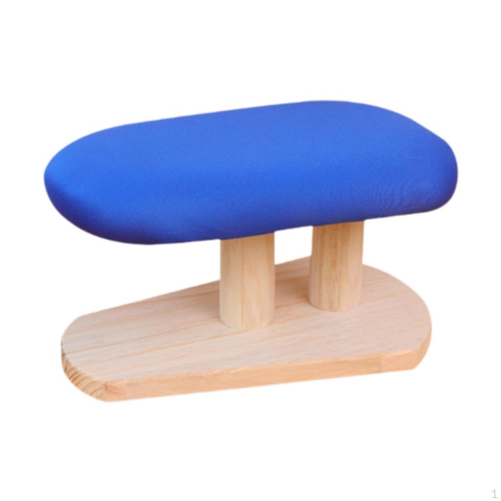 Mini Bügelbrett Bügeleisen Elastische Kante Kompakte Holzbasis Hocker für Zuhause Waschküche