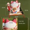 7.8 Inch Ceramic Maneki Neko Coin Bank Lucky Cat Daruma Money Box Home Decorative Ornament Fortune Cat