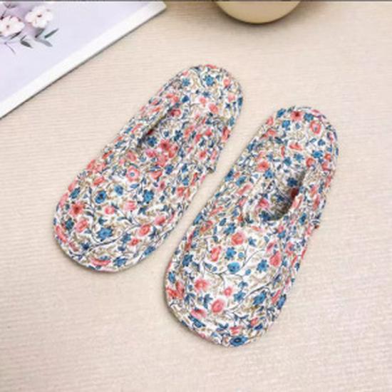 Sommer Stille Geschlossene Baumwollpantoffeln: Atmungsaktive, rutschfeste Indoor-Überschuhe für Erwachsene