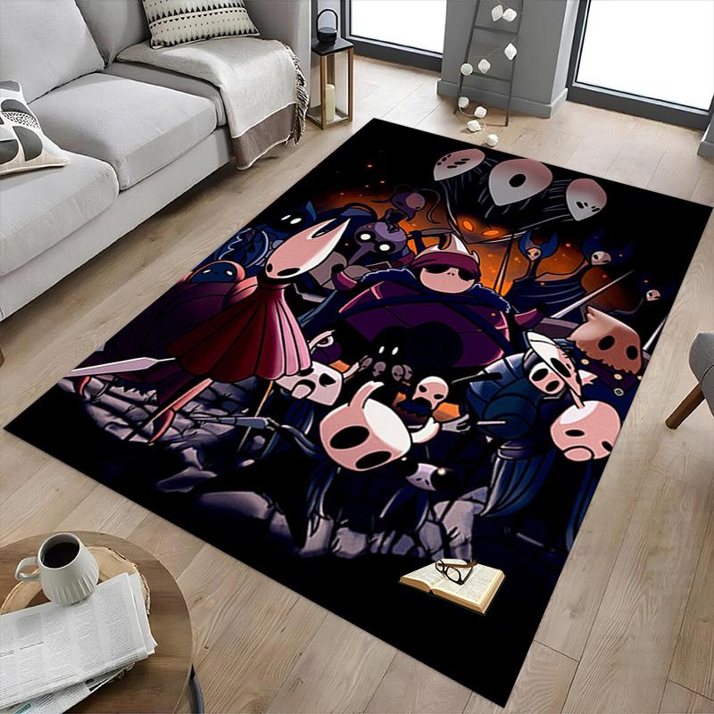 1pc Shadowy Figures Gather Carpet for Playroom Bedroom Living Room Sofa Home Decor,kids Game Area Rug Non-slip Floor Mat Y8263