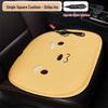 Plaid Heated Car Seat Cushion for All Seasons - Single Seat Interior Accessory.