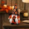 Flauschiger Langhaar-Bart-Gnom Halloween-Gnome Plüsch Handgemachte Dekoration Zwerg Elf Ornamente zur Dekoration Etagere Heimtischdekoration