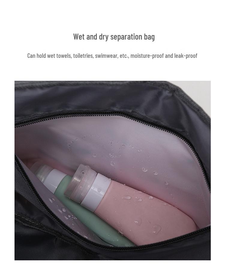 Strawberry Women's Yoga & Travel Bag - Wet/Dry Separation, Single Shoulder Handheld Storage