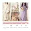 [Narebualo Cietupoop] Women's Pajamas, Dress, Long Sleeve, Room Wear, Thin, Breathable, Sweat Absorbing, Lace Buttons, Skin-friendly, Slimming,