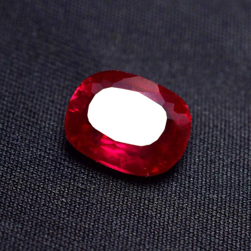 Pink Ruby Square Cushion Cut 11.65 Ct NATURAL Loose Gemstone CERTIFIED