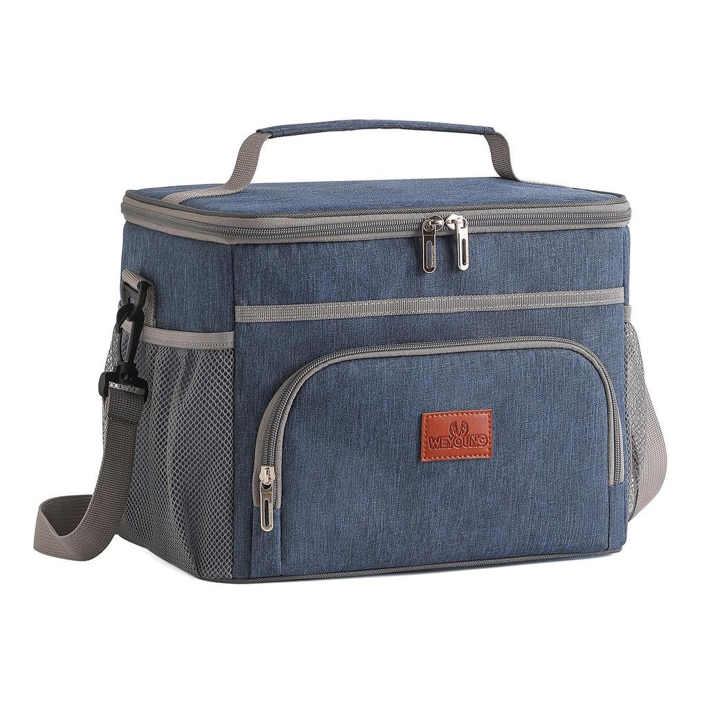 Doppellagige isolierte Lunchtasche: Verdickte, Frischhaltende Bento-Tasche für Picknicks im Freien