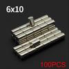 6x10mm Starker Neodym-Magnet N35 NdFeB Permanentmagnet Runder Superstarker Kühlschrankmagnet DIY