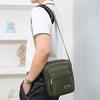 Bolsa Transversal Pequena Masculina Bolsa de Ombro com Múltiplos Bolsos Impermeável Leve para Trabalho na Rua e Deslocamento
