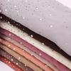 Rhinestone Chiffion Hjab Plain Scarf Tudung Bawal Headscarf Islamic Crystal Hjab Shawls and Wraps Women Muslim Foulard