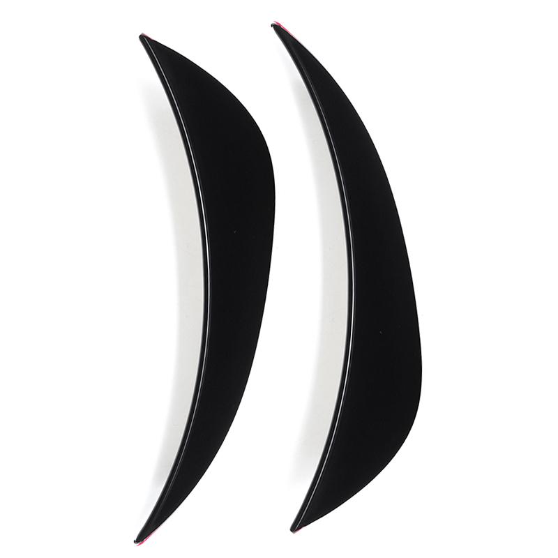 2Pcs Car Front Bumper Fog Lamp Wind Knife Modified Decorative Stickers For Mercedes-Benz C-Class W205 2015-2018 Models