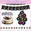 Us Among Theme Birthday Party Decor Suit Supplies Set Balloon Banner Topper Cake