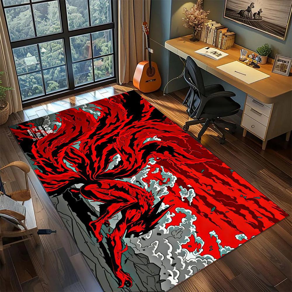 

Naruto Home Indoor Big Size Floor Mat, Non Slip Washable Rug Carpet Gamer Room Bedroom Decor.-TING 60x90cm