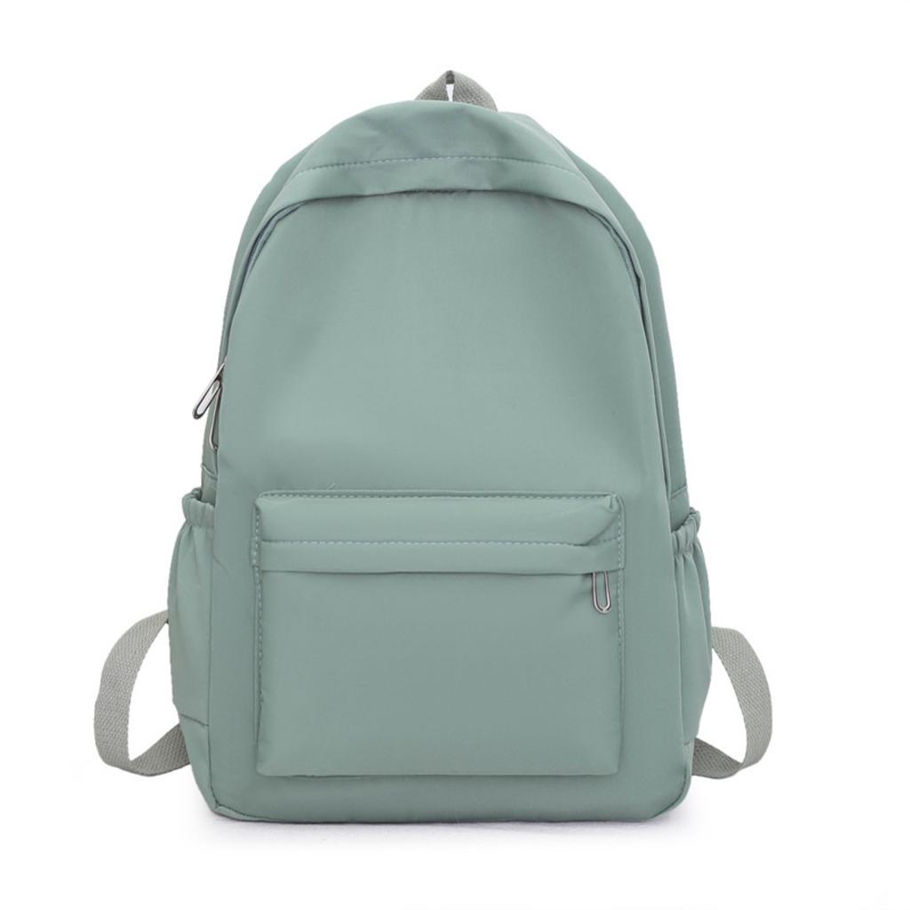 Casual Large Capacity Backpack Fashionable Girls Solid Color College Student Backpack Travel Backpack
