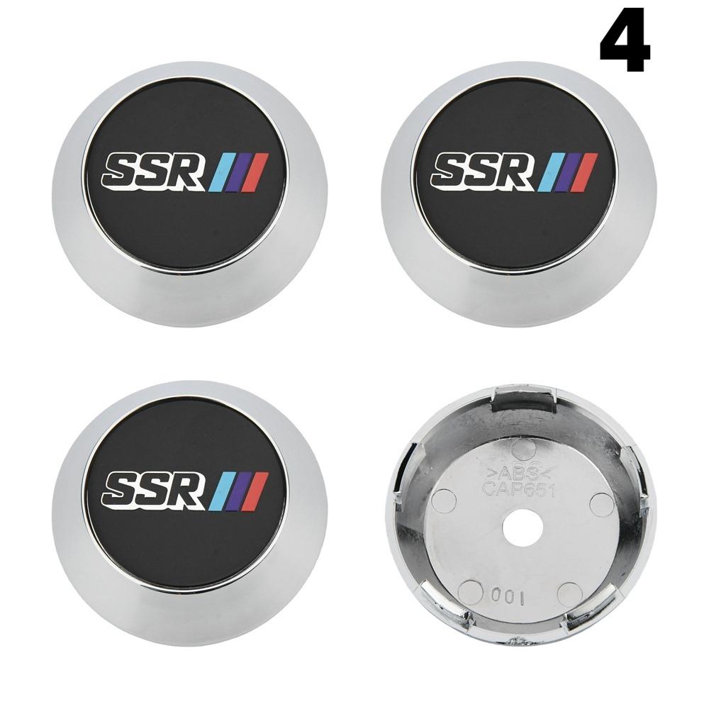 1Set/4PCS 65MM & 68MM Cap For Rims SSR XXR Emblem Wheel Center Cap Sport Car Logo Wheel Cover Hub Caps