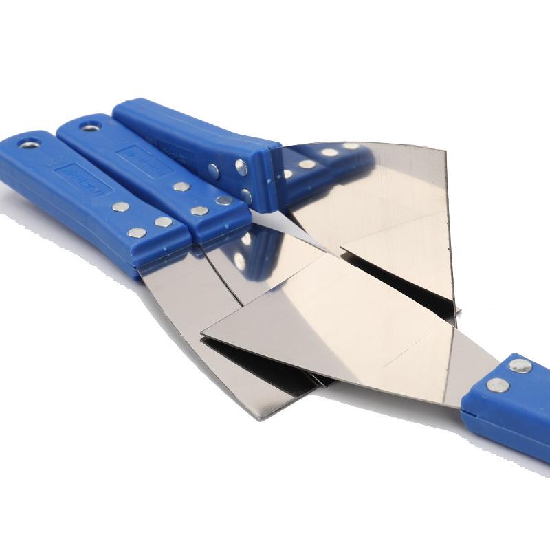 Plastic Handle Stainless Steel Putty Knife - Thickened Scraper & Cleaning Shovel