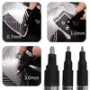 High Gloss Effects Chrome Plated Marker Pen Unique Plastic Reflective Ink Chrome Painting Pen for Glass