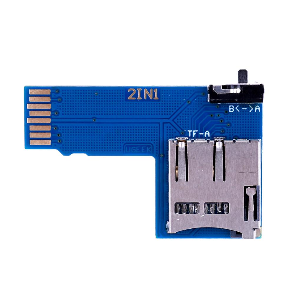 2 in 1 Dual System Switcher Micro SD/TF Card Memory Storage Board Dual TF Card Adapter Memory Board for Raspberry Pi