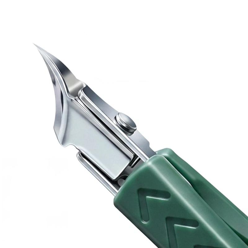 Nail Clippers High Precision Ultra Sharp Pointed Nose High-End Angled Mouth Fine Cutters for Delicate Nail Trimming
