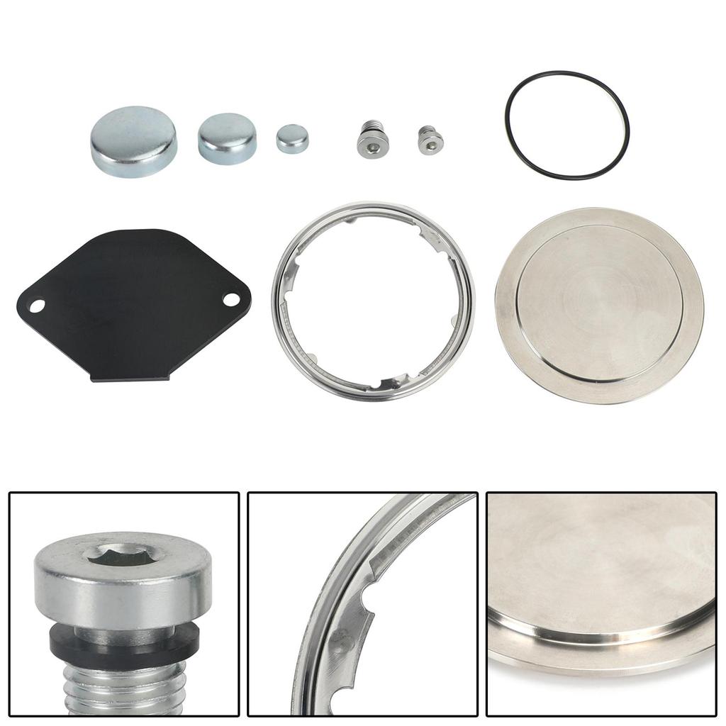 EGR Delete Plug Kit Stage 1 Plates and Plugs For Cummins ISX CM870 2002-2007 Stage 2