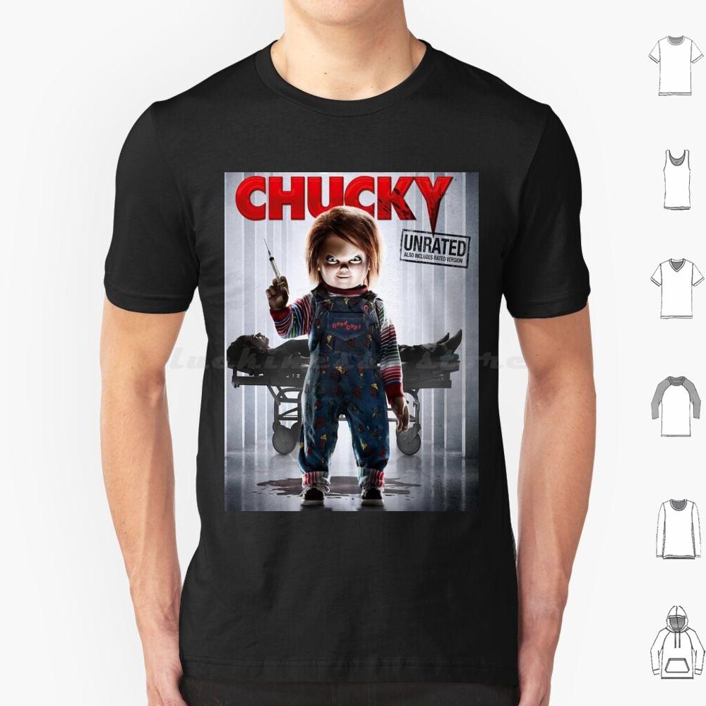 Chucky T Shirt Big Size 100 Cotton Chucky Halloween Childs Play Horror Movie Movies Horror Scary Movie 90s Cult Killer Blood S