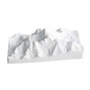 Ornament Snow Mountain Statue Collection Plaster Photo Props Artwork Figurine for Bookshelf Desktop