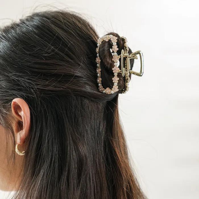 WD_Floral Hair Claw Clip_2type