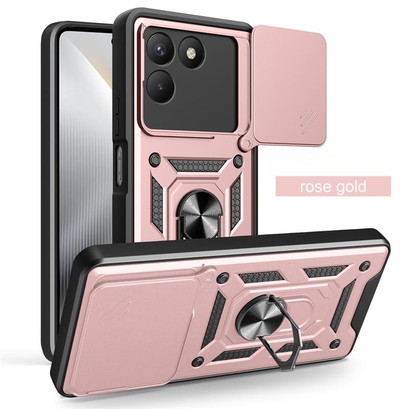 Shockproof Armor Funda For Tecno Pova 7 4G Car Magnetic Holder Ring Case For Tecno Pova 7 Pro Pova7 Ultra 5G Lens Protect Cover