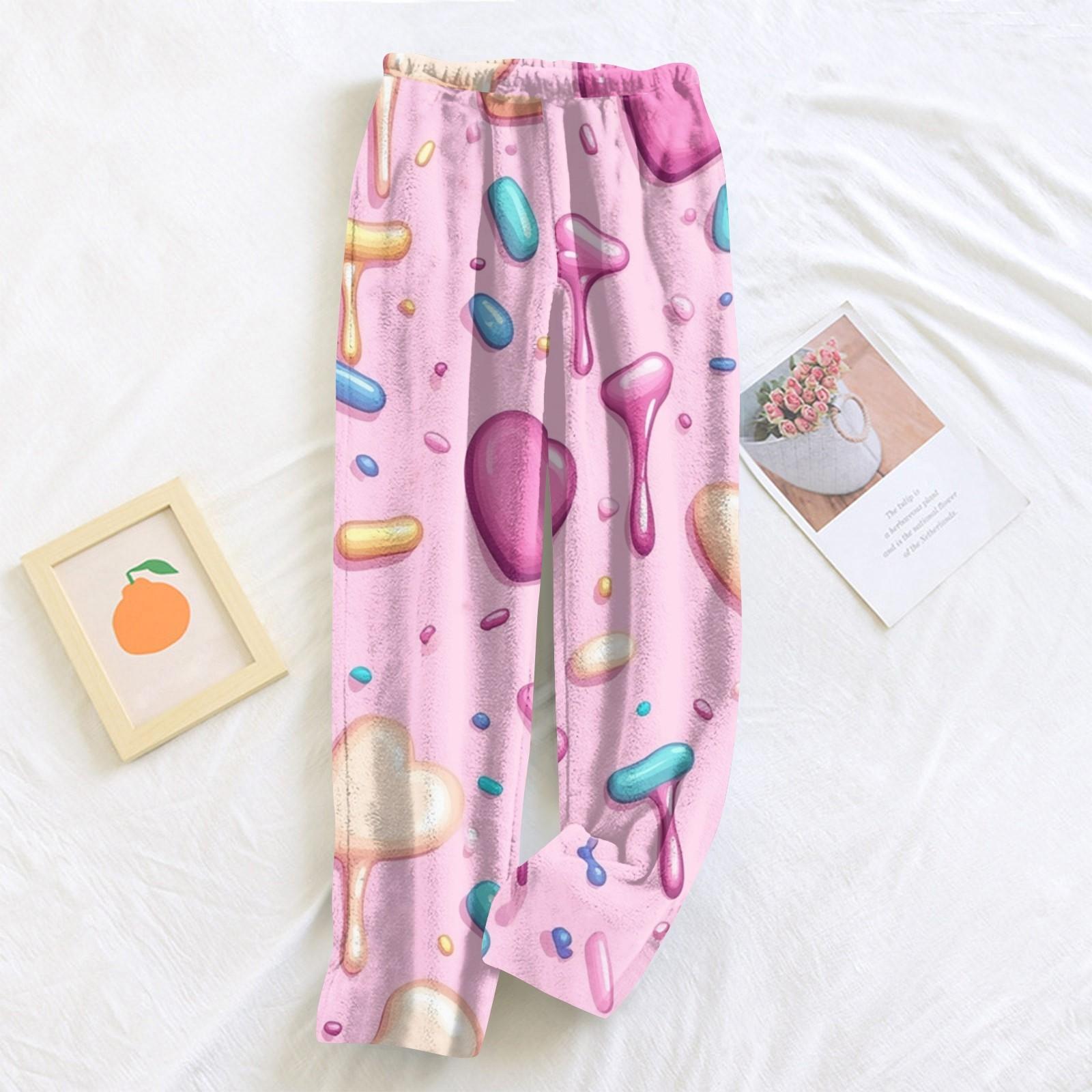 

Женские повседневные прямые брюки с принтом повседневные длинные брюки XS жёлтый