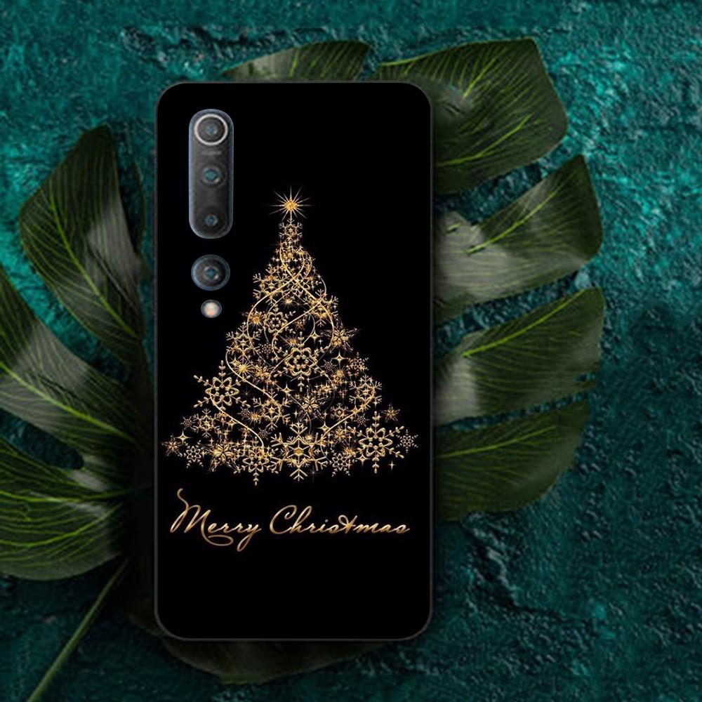Merry Christmas Deer Tree Lights Phone Case For Redmi Note 4 X 5 A 6 7 8 T 9 9S 10 11 11S 11Epro Poco M3 Pro