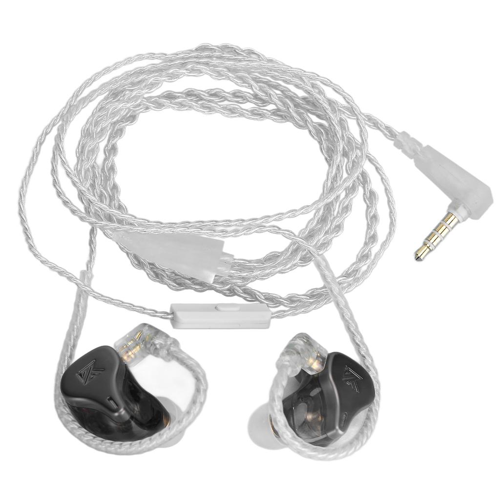 KZ‑DQ6 Earphone HiFi Stereo Noise Cancelling Wired Earbuds with Detachable Cable for Gaming Sport Music