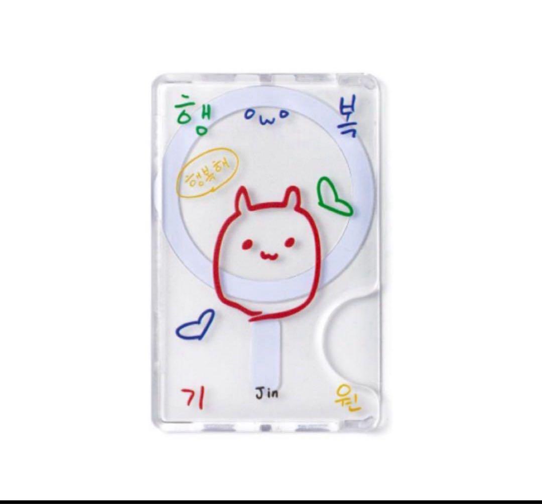 

[USED] BTS RUN SEOKJIN Magnet Card Holder Card Case