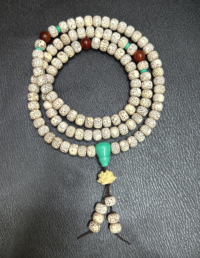 Manufacturer Xingyue Seeds 108 Beads Mala Indonesian Rudraksha Beaded Bracelet Necklace for Pray