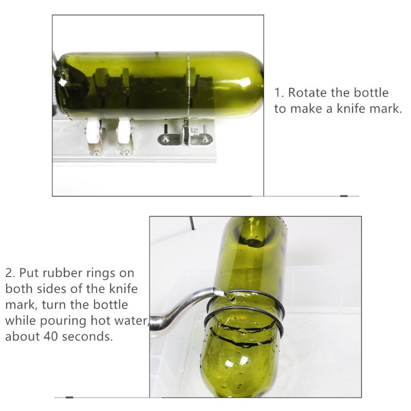 Glass Bottle Cutter Machine Glassbottle Cut Stainless Steel DIY for Crafting Wine Bottles Household Decorations Cutting