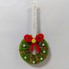 Small Size Christmas Mini Wreath Vibrant Colors Holiday Hanging Pendant  Xmas Lovers