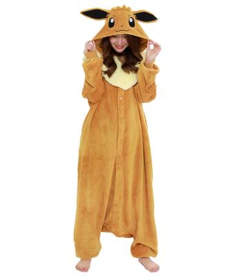 SAZAC Coral Fleece Eevee Costume for Adults