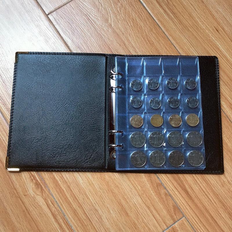 480 Coins Collection Money Album Book Commemorative Currency Mini Penny Pockets Collecting Coin Holder Storage Book Coin Collect